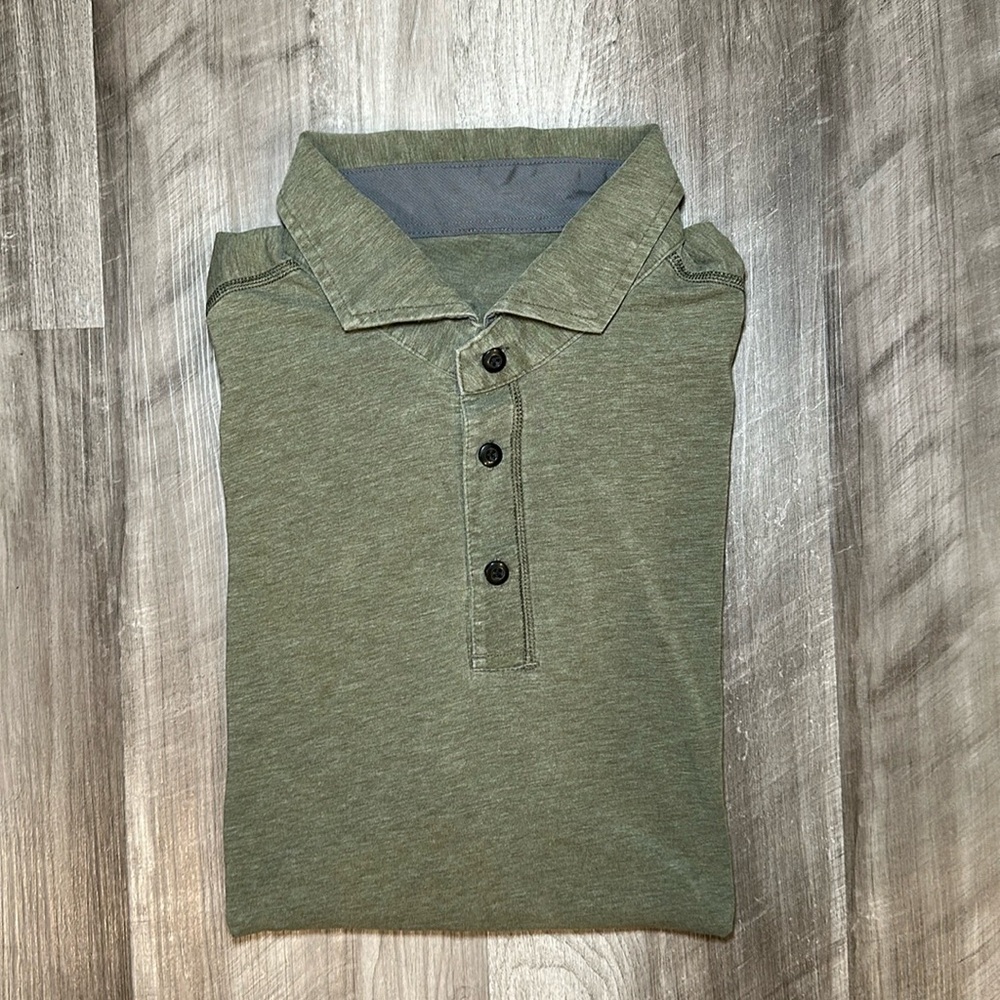 lululemon athletica Green Polo Shirt